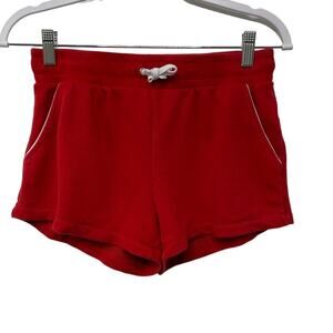 Fabletics Athletic Shorts Sweatpant‎ Pull On Red Elastic Waist Women S Cozycore